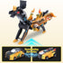Hjhyqex 2-in-1 Transformation Dinosaur Car Toy - Magnetic Collision Robot Cars for Kids | Exciting Transforming Play