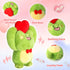 9.8" Cute Frog Plush Toy With Red Heart - Stuffed Animal Plushie for Valentine's Day, Birthday, Christmas - Soft Gift