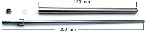 HAWK HOBBY 200 mm 4mm (200mm RC Boat Drive Shaft Diameter Drive Shaft)