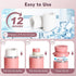 harringron 2 Pack 22oz 24 Portable Bottle Cooler for Breastmilk Travel Breastmilk Cooler Reusable Portable Chiller