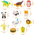 150Pcs Animal Erasers Desk Pets for Kids, Cute Puzzle Pencil Erasers for Classroom Rewards and Party Favors
