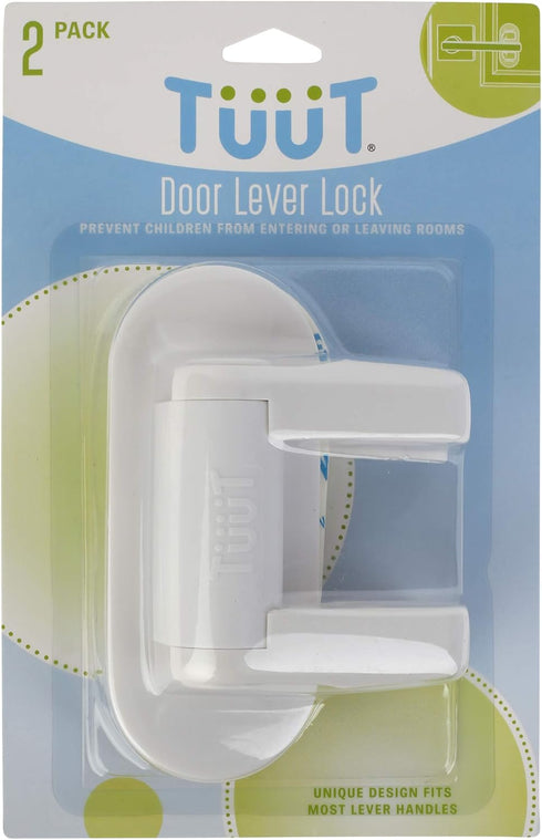 Tuut (2 Pack) Door Lever Lock Child Proof Doors & Handles, Adhesives - Child Safety By