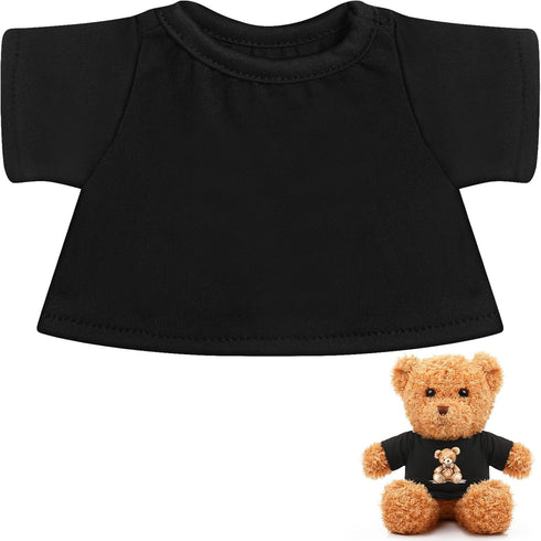 Litherr S Sublimation Stuffed Bear Clothes Shirt Fit 8-12 Inch Plush Animal Tiny Blank
