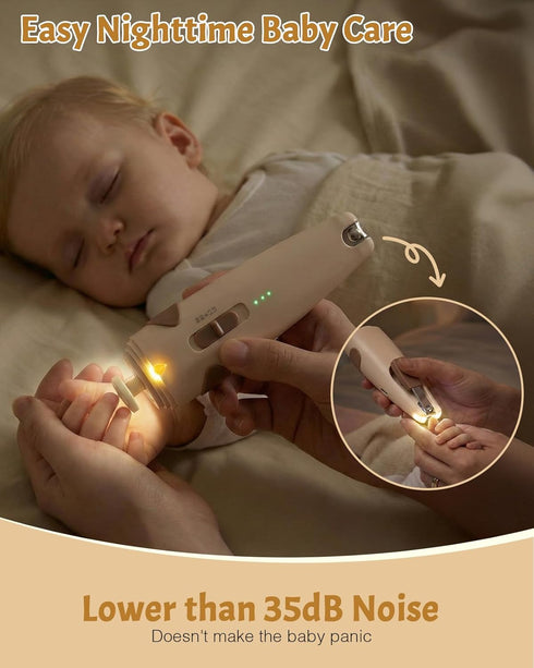 26 1 Trimmer Set,Safe Set Lictin Baby Healthcare and Grooming Kit, in Rechargeable Baby Nail Electric Baby Nail File
