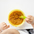 Olababy 100% Silicone Suction Bowl with Lid, Blueberry | Essential for Independent Feeding, Baby Led Weaning