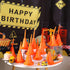 24 10 oz Set Gerrii PCS Construction Cone Cups with Straws Bulk - Reusable Traffic Cones Plastic Cups for Traffic Race