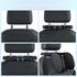 2 QRabbit Adjustable Car Headrest Pillow, U-Shaped Head Support Neck Pillows, Car Travel Sleeping Headrest Pillow