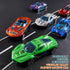 Hot Carrier Transport Truck Toys - 7-in-1 Big Storage Truck with Dual-Racing Track, 6 Die-Cast Cars, Gift for Kids