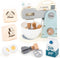 UMU Wooden Mixer Play Set 10 Pcs Kids Baking Toy with Mixing