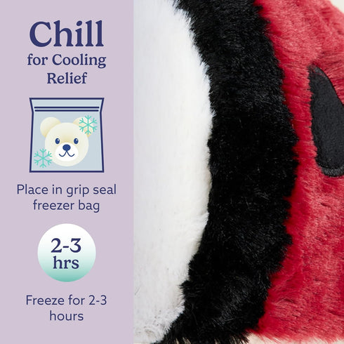 warmies Microwavable & Weighted Stuffed Animals, Ladybug - Heated Stuffed Animal Plushie for Warmth & Comfort - Cute