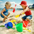28Sets Summer Shindel Sand Buckets and Shovels for Kids, Beach Buckets Travel Sand Toys, Beach Essentials, Fun