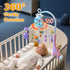 Generic Pack Crib Mobile with Music and Lights, Baby Mobiles for Cribs, Nursery Mobile Arm Hanging Toys for Bassinets