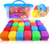 24 Pack Slow Rising Stress Cube, Large Size Dough Stress Balls Fidget