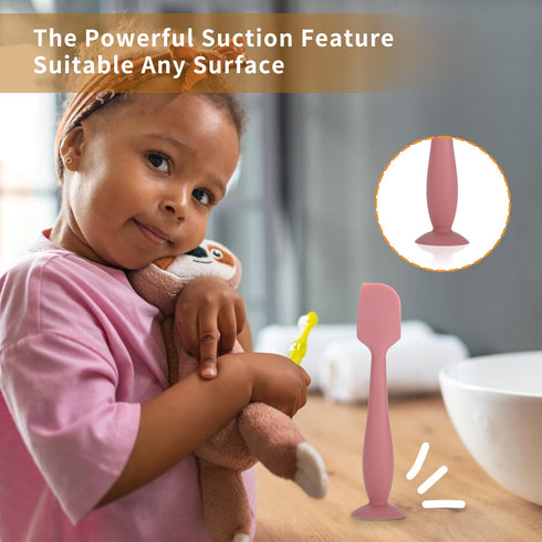 4Pack Baby Diaper Cream Spatula, Silicone Butt Spatula Baby Paste Diaper Cream Applicator for Newborn Babies