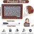 10000 Dollar Cash Target & Numbers Wooden Money Savings Box - Perfect Cash Saver & Best Gift for Friends (Dark Brown)