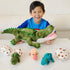 7Pcs 23.6" 3 Alligator Stuffed Animal, Giant Crocodile Plush Toy with Baby Crocodiles Plushies, Stuffed Alligator Gift