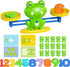 Siwuoke Frog Balance Math Game for Kids, Montessori STEM Counting Toy with 20