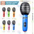 Zhanmai 12 Pieces Inflatable Microphones, Blow Up Microphone Props for Musical Concert Themed Party Decoration