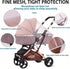 Vakerga 2Pack Pack Baby Mosquito Net for Stroller Durable Mesh Bug Cover with Elastic Edge Bassinets, Cradles