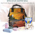 HCBPWVQA Backpack Daypacks Backpack Mommy Fall colors Diaper Bag with Changing Pad and Pacifier Holder, Multifunction