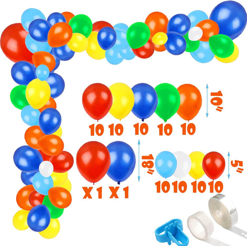 155 Pcs O Fish Ally 1 Birthday Party Decorations, Gone Fishing Balloon Garland Kit, and Cake Cupcake Topper