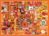 Cobble Hill 1000 Piece Puzzle - Rainbow Collection: Orange, Sample Poster Included