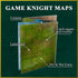 Game Knights Game Knight Encounters Map Mat, Double-Sided Gloss Laminated Dry Erase Battle Map for Roleplaying