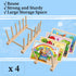 Wooden Puzzle Display Stand, 4 Pcs Puzzle Storage Rack and Organizer for Kids and Adults Craft Collection Lovers