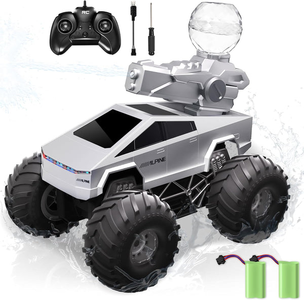 Amphibious Remote Control Car, 1:16 Monster Truck Toys for Boys RC Cars,