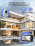GoodBaby 2-Way 8 30-Hour Life960ft Baby Monitor with Camera and Audio - No WiFi, Remote Pan-Tilt-Zoom, Night Vision