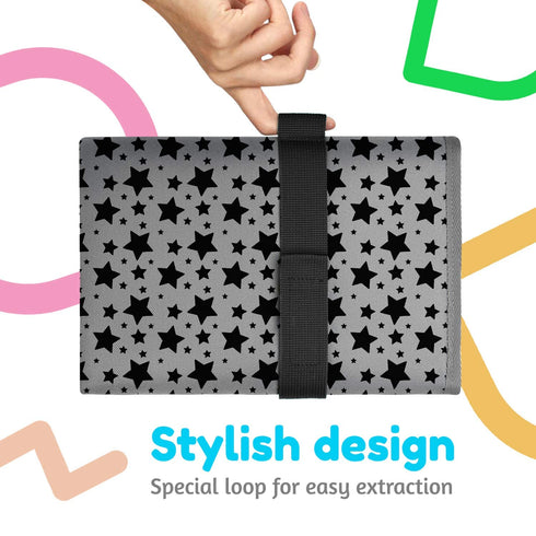 (27.5 19.7 inch) 3D Toolik Baby Diaper Changing Pad, Extra Large x Waterproof Mat for Stroller Walks or Diaper Bag