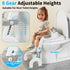 KYYOKE 2 1 Potty Training Toilet, Adjustable Toddler Toilet Seat and Step for Kids, in Toilet Steps for Toddlers,Non