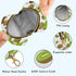 Kiwifruit Round Pacifier Storage Case with Zipper, Portable Pacifier Case for Travel, Diaper Bag & Purse, Pacifier
