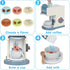 medoga Sets Play Kitchen Accessories Kids Wooden Coffee Maker Toy Espresso Machine Toddler Toy Kitchen for Girls