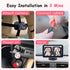 Befumly HD-1080P 2-Kids 7 360 Baby Car Camera: Auto Night Vision Dual Backseat Cameras with Split-Screen Recording
