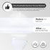 2 Pack (52x28 Inches) Ruili Rayon Bamboo Viscose Waterproof Crib Mattress Protector, Quilted Fitted Breathableddler