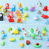 Kleeblatt 40Pcs Animal Erasers, Desk Pets for Kids, Assembled 3D Puzzle Erasers, Classroom Prizes