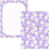 miaozhen 1 Pack 52x28 Cotton Crib Sheets for Baby Boys Girls Soft Sunflower Pastel Purple Yellow Playard Mattress
