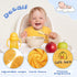 6 Pcs Baby Bibs with Snaps, 20 x 16 Inch Unisex Toddler Bibs for Feeding, Adjustable Soft Bib for Drooling