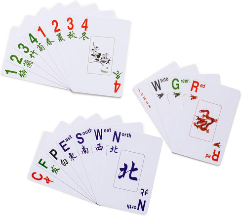 Yellow Mountain Imports 178 Card Set - American Mah Jongg (Mahjong) Playing Cards