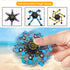 Szcuelz 6PC Easter Basket Stuffers Transformable Fidget Spinner for Kids,Deformable Chain DIY Robot Spinner Sensory