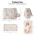 3pc Set, GOBABYMART Diaper Bag Tote Hospital Bag for Labor & Delivery, Maternity Travel Bag with Changing Pad