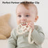 3 Pack Ring Teether, Silicone Teething Ring Toys for Babies 0-6 Months, Easy to Grasp Toy for Teething Relief