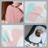 PERSELOSO 5pcs Multipack Burp Cloths Newborn Cotton Washcloths Soft Absorbent Feeding Burping Rags for Babies Spit-up