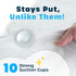 17 29, SlipX Solutions Cloud Shaped Kid & Baby Bath Mat for Tub & Shower x Non-Slip Bathmat, Soft Loofah Cushioning