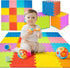 TOYVELT 16-Pack 12x12 Foam Puzzle Floor Mat for Kids - Interlocking EVA