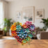 500 (17.4"*17.1") Ruikiyart Wooden Puzzles for Adults, Pieces Succulent Heart Wood Jigsaw Puzzle, Plant Unique Shaped