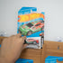 Wood Display Case for 30 Packaged Cars, Hanging Organizer for Match-Box Cars, 13.8 x 17.7 inch