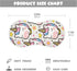 decor gift 4 Pack 22x11in Cotton Burp Cloth Soft and Absorbent? Cute Cartoon White Rainbow Unicorns Feed Cloth
