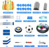 HopeRock 3-in-1 Hover Soccer Ball Hockey Bowling Set, Indoor and Outdoor Toys for Kids Ages 3-12 with LED Lights
